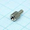 H-L0600-1200-5-03-1N1W, стойка для п/плат,шестигранная, латунь, м3, 6мм, никелированная