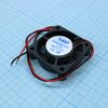 RQD 4010MS 5VDC, вентилятор 5в 40x40х10мм, 6000 об/мин., 9.9м3/час, 21.5дб, подшипник скольжения, тип вывода - провод