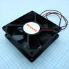 RX 8025MS 24VDC, вентилятор 24в 80х80х25 s 2600 об/мин., 55.9м3/час, 30дб, подшипник скольжения, тип вывода - провод