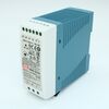 MDR-40-24, преобразователь ac-dc на din-рейку 40вт, выход 24в/1,66a, рег. вых 24…30в, вход 85…264v ac, 47…63гц /120…370в dc, изоляция 3000в ac, в кожухе 40х90х100мм, -20…+70°с