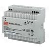 DR-100-24, преобразователь ac-dc на din-рейку 100вт, выход 24в/5a, рег. вых=±10%uном, вход176…264v ac, 47…63гц /254…370в dc, изоляция 3000в ac, в кожухе 100х66х125мм, -10…+50°с