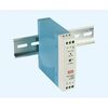 MDR-20-5, преобразователь ac-dc на din-рейку 15вт, выход 5в/3a, рег. вых 4.75…5.5в, вход 85…264v ac, 47…63гц /120…370в dc, изоляция 3000в ac, в кожухе 22,5х90х100мм, -20…+70°с