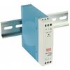 MDR-10-5, преобразователь ac-dc на din-рейку 10вт, выход 5в/2a, вход 85…264v ac, 47…63гц /120…370в dc, изоляция 3000в ac, в кожухе 22,5х90х100мм, -20…+70°с