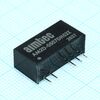 AM2D-0507DH52Z, dc/dc, 2вт, вход 4.5…5.5в, выход ±7.2в/±0.139а, изоляция 5200в dc, кпд 72%, максимальная емкостная нагрузка не более ±220мкф, sip7, 19.5x7.2x10мм, -40…85°c, пластик