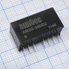 AM2G-0505SH30Z, dc/dc, 2вт, вход 4.5…9в, выход 5в/0.4а, изоляция 3000в dc, кпд 70%, максимальная емкостная нагрузка не более 3300мкф, вход on/off, sip8, 21.85x9.2x11.1мм, -40…85°c, пластик