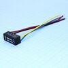 LDD-700LW, dc/dc led понижающий, вход 6…36в, выход 2…32в/0.7а, кпд до 95%, вход on/off/dimm, 31.8x20.3x12.2мм, проводные выводы, -40…71°c, пластик