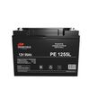 PE1255L, аккумулятор свинцово-кислотный 12v 55ah, размер 228х138х212мм, крепление под болт м6, срок службы 10 лет