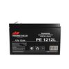 PE1212L, аккумулятор свинцово-кислотный 12v 12ah, размер 151х98х95мм, плоская клемма 6.3мм, срок службы 10 лет