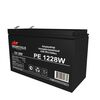 PE1228W, аккумулятор свинцово-кислотный 12v 7ah, размер 151х65х95мм, плоская клемма 6.3мм, срок службы 8 лет