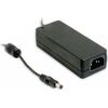 GS40A05-P1J, ac-dc, 25вт, сетевой адаптер, выход 5b/5a, вход 90...264b ac 47...63 гц, 135...370b dc, изоляция 3000b ac, 125x50x31.5мм, -30...+60°с, сетевой разъём iec320-c14, выходной разъем 11, диам. 5.5х2.1мм