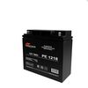 PE1218, аккумулятор свинцово-кислотный 12v 18ah, размер 181х77х167мм, болт+гайка 5мм, срок службы 6 лет