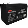 PE12072L, аккумулятор свинцово-кислотный 12v 7.2ah, размер 151х64х94мм, плоская клемма 6.3мм, срок службы 10 лет