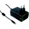 GS25E12-P1J, ac-dc, 25вт, вход 90...264b ac 47...63 гц, 135...370b dc, выход 12b/2,08a, изоляция 4242b ac, 79x54x33мм, 0...+50°с, евровилка 2p, выходной разъем 11, диам. 5.5х2.1мм