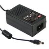 GST18A28-P1J, адаптер настольный, ac-dc, 18вт, вход 85...264b ac 47...63 гц,, выход 28b/0.64a, изоляция 3000в ac, 93x54x36мм, -30...+70°с, сетевой разъём iec320-c14, выходной разъем 11, диам. 5.5х2.1мм