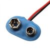 BS-E BLUE 150 MM, держатель батареи типа "крона" на проводе 150 мм