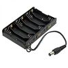 AA 6X1 DC2.1*5.5MM (L)=15CM, батарейный отсек aa 6x1 dc2.1*5.5 мм (l)=15cm, с разъемом