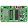 MIKROE-977, макетная плата с установленным мк atmega16