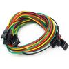 4 pin dual-female jumper wire - 300mm (5, соединительный провод и разъем