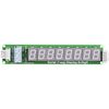 MIKROE-392, дочерняя плата с 8-ю 7-сегментными led индикаторами
