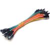 1 pin dual-female jumper wire 100mm (50, набор проводов соединительных (f-f) 50 штук