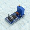 Регулируемый генератор на NE555 тип2, напряжение питания dc 5-12v; частота: 14гц - 24кгц; размер 29 х 12 мм