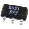 SS51T, датчик холла 20ма биполярный 5в/9в/12в/15в/18в 4-pin(3+tab) sot-89 лента на катушке