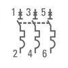 Выключатель автоматический модульный 3п C 20А 4.5кА ВА 47-63 PROxima EKF mcb4763-3-20C-pro