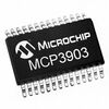 MCP3903-E/SS, аналоговый входной интерфейс 24-бит 64кб/сек 28ssop