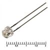 5RHWWC 3000MCD 6500K 3,4V 70D, светодиод 5мм/белый/6500к/3000мкд/прозрачный/70°