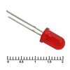 5 MM RED 30 MCD 20, светодиод 5мм/красный/620нм/30мкд/20°