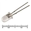 5RWWC 18000MCD 6500K 3,4V 15D, светодиод 5мм/белый/6500к/18000мкд/прозрачный/15°