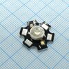 LED 3W на плате синий, 3w 20-40lm 3.4-3.8v 700ma 465nm