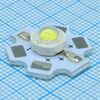 ARPL-STAR-1W-EPS33 WHITE, мощный светодиод на плате типа star, d=20 мм, h=8 мм. чип epistar 33 mil, прозрачная линза. цвет свечения белый (6000-6500 к). угол излучения 120-140°. световой поток 110-130 лм при if=350 ма, p=1 вт. vf=3.0-3.4 в