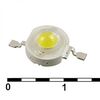 1W 3.4V 80-90LM 6000-6500K, светодиод мощный 1w 3,4v 80-90lm 6000-6500k 350ma 140°