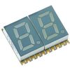 KCDA03-106, 2-х разрядный сегментный дисплей smd 7,62мм/оранжевый/605нм/5.6-12мкд/оа
