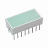 HLMP-2885, светодиодный модуль 1хledх8,89х19,05мм/зеленый/572нм/22-100мкд/белый матовый