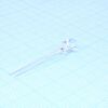 SFH300-3/4, npn кремниевый фототранзистор 5мм/420-1130нм/ipce=1ma/200mw/прозрачный/25°