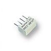 HLMP-2400, светодиодный модуль 1хledх8,89х3,81мм/желтый/585нм/6-20мкд/белый матовый