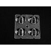ALST50D4LED5050T3M, групповая квадратная линза 2x2 на 4 светодиода 5050/3535 эфф=93% диаграмма t3, 50x50mm