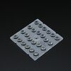 ALHB50D24LEDT60, групповая квадратная линза 6x4 на 24 светодиода 3030 эфф=93%, ~60°, 50x50mm h:4.2mm pc