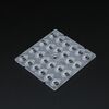 ALST50D24LEDT2M-B, групповая квадратная линза на 24 светодиода 3030/2835 эфф=93%, диаграмма t2m-b, 50x50mm h:3.9mm, pc