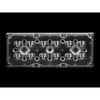 ALST173D12LED3535T2M-H, групповая прямоугольная линза 2x6 на 12 светодиодов 3030/3535, эфф=90%, диаграмма t2 горизонтальная, 173x71.4mm h:9.1mm, pmma