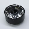 AYS29DH17-5G-HOLDER, линза с черным круглым холдером для светодиода 3535/3030/5050, эфф=90%, ~5°, 29,1mm h:17mm, pmma