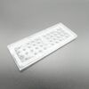 ALHB173D36LED90G, групповая прямоугольная линза 36 светодиодов 3030/3535, 90°, 173x71.4mm h:9.3mm, pmma