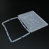 ALHB135D24LED60G, групповая прямоугольная линза 4x6 на 24 светодиода 3030/3535/5050, эфф=90%, диаграмма 60°, 135x100mm h:7.95mm, pc-1250z