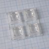 C12361_HB-2X2-W, квадратная модуль линза 2x2 на 4светодиода lg innotek серии lemwa33x, эфф=86%, 53°, 50x50mm h:8,5mm