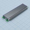 WH2002D-YGH-CT#, жки знакосинтезирующий 20 x 2, stn серый позитивный/прозрачно-отражающий светодиодная подсветка желто-зеленая размеры 89х21.5 мм, видимая область 75x15 мм, -20...70°c, контактные площадки сзади 20 выводов