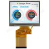 WF35LSIACDNN0#, tft 3.5", 320 x rgbx240, cog, цифровой rgb интерф, яркость 1100 cd/m2, led подсветка, напр. питания 3,0... 3,6 в, 12 o`cl 0...+70c