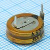 DCS5R5334HF, ионистор стандартный мини 5,5v, 0,33f, -25...+70°c, 1000h, 10,5x5,5mm, горизонтального исполнения