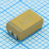 CA55-D6R3M477TE150, конденсатор танталовый полимерный 470мкф 6.3в d корпус ±20% (7.3 x 4.3 x 3.1мм) для поверхностного монтажа 7343-31 0.015ом 125°c лента на катушке